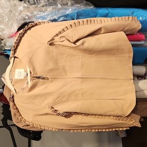 NWT Banana republic x olivia Palermo m tan jacket